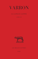 Langue latine (La), t. III, livre 7 [édition bilingue]